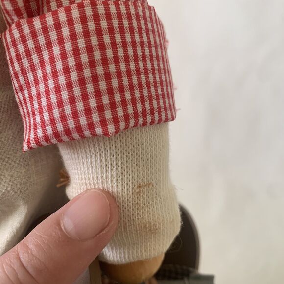 Grandeur Noel 2000 Collector's‎ Edition 17" Wooden Santa Nutcracker Toy Maker - Picture 5 of 16